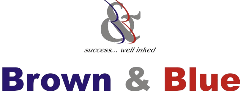 Brown & Blue Logo